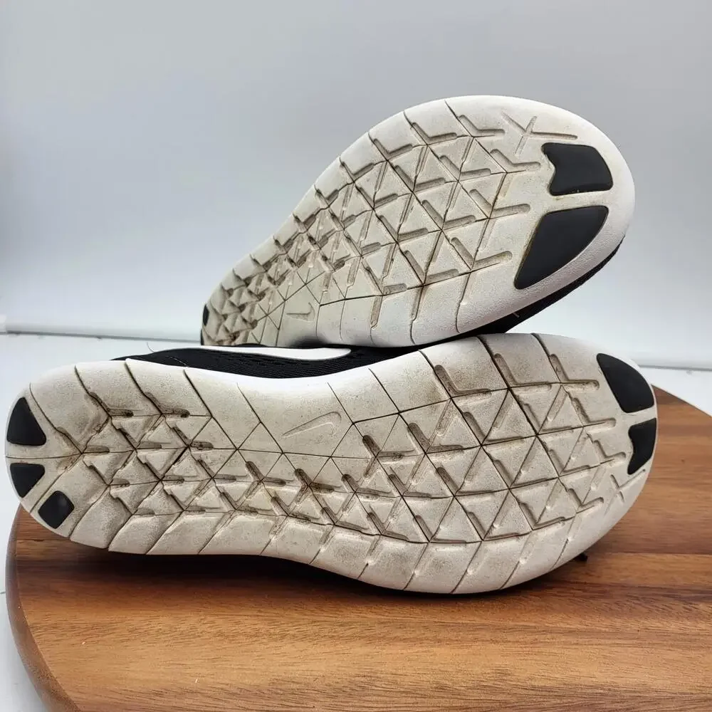 Nike Womens‎ Free RN Running Shoes Womens Size 9 831509-001 Black White Trainers